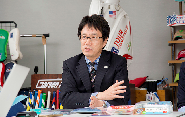 インタビューの様子